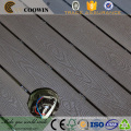 Material polonês de madeira decking composto 3D em relevo